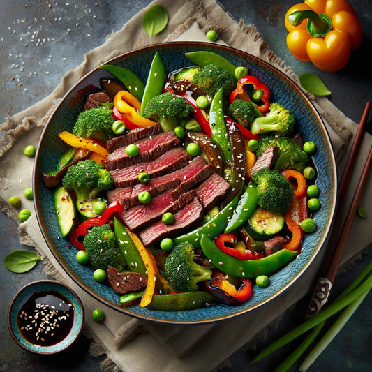 Keto Beef Stir-Fry with Mixed Vegetables Recipe