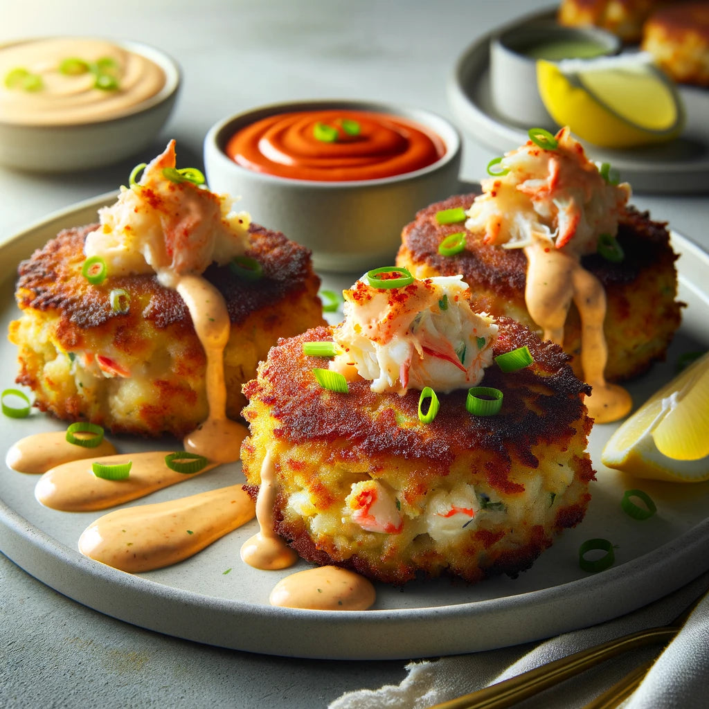 Keto Crab Cakes with Spicy Aioli Recipe