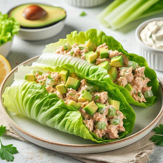 Keto Tuna Salad Lettuce Wraps Recipe