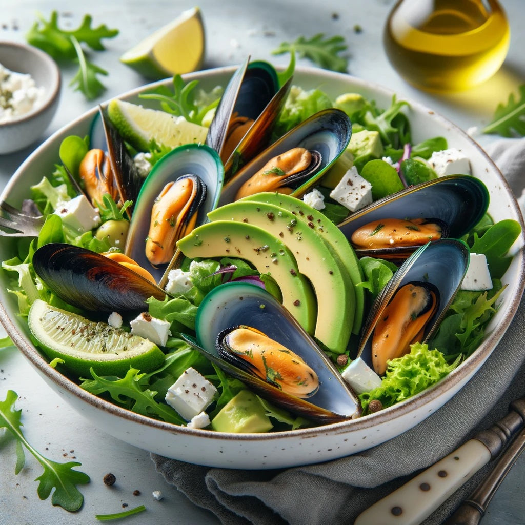 Keto friendly Recipe - Green-lipped Mussel Salad
